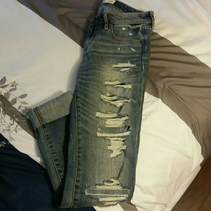 Destroyed denim