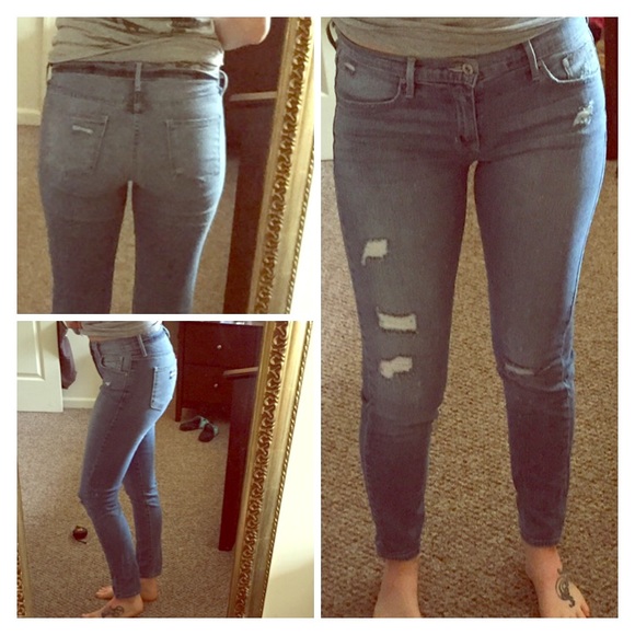 Just Black Jeans high quality made in USA ripped