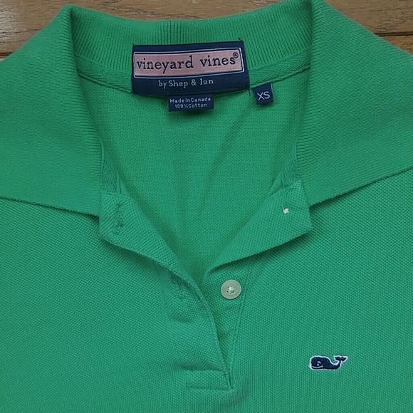 Vineyard Vines Sea Green Polo Shirt - Picture 2 of 4