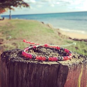 Sunset Glass ☀️ Beads Bracelet