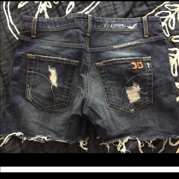 Joe's Jeans Ex-lover distressed shorts - Picture 2 of 3
