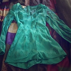 Super cute turquoise romper!!