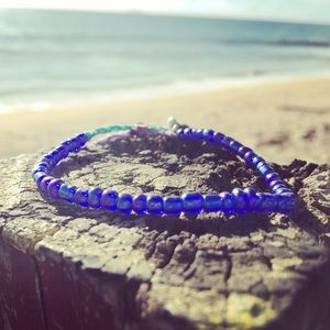 Bioluminescent Glass 🌙 Beads Bracelet