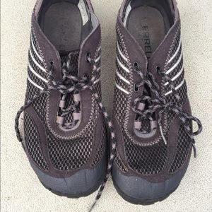 Merrell page glove black barefoot shoes 8