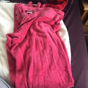 Pink juicy couture velor pant