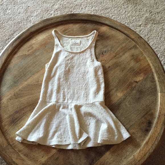 Pins and Needles peplum tank top