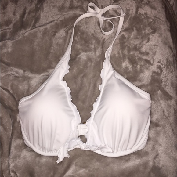 LOWEST OFFER $19 VS white halter bathing suit