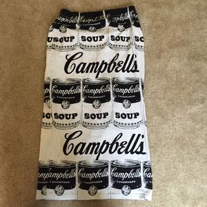 CAMPBELL'S SOUP SKIRT