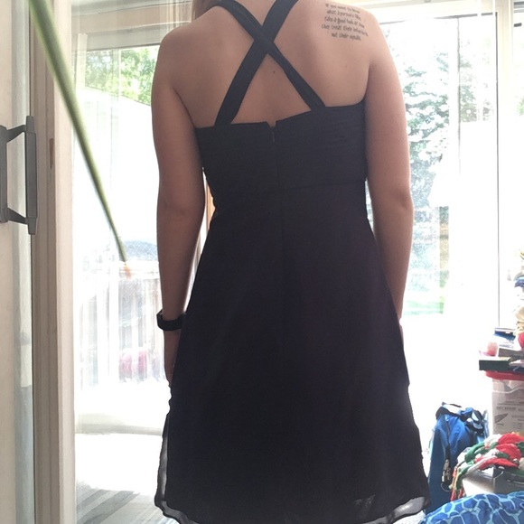 Eggplant Formal Mini Dress