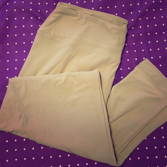 BNWT Khaki TC LuLaRoe leggings