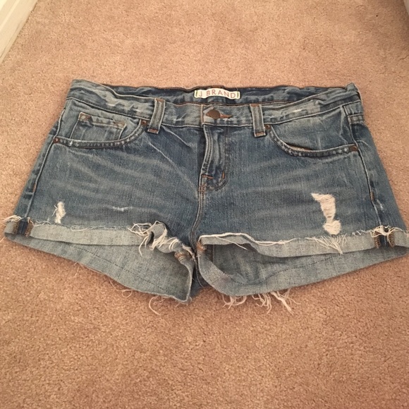 J Brand cuffed jean short