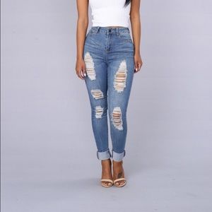 Fashion Nova High Waisted Jeans