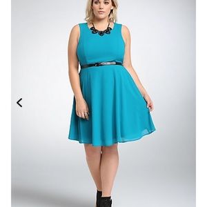Torrid turquoise dress
