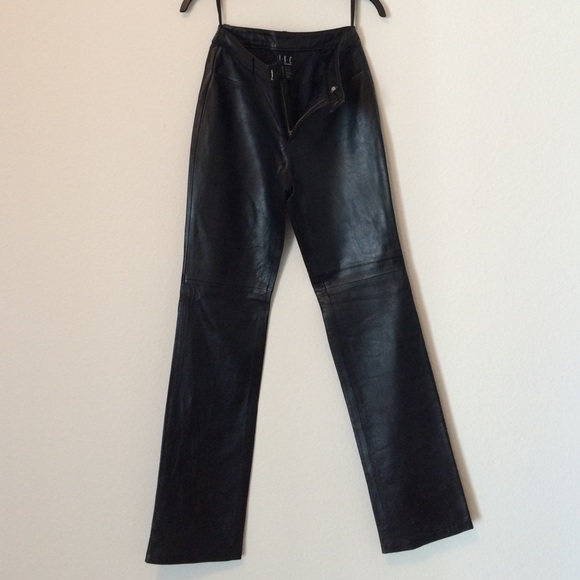 Leather pants, 100%- never worn - Picture 2 of 4