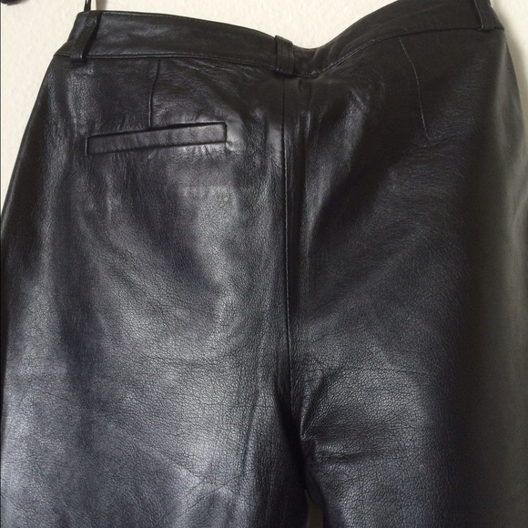 Leather pants, 100%- never worn - Picture 3 of 4
