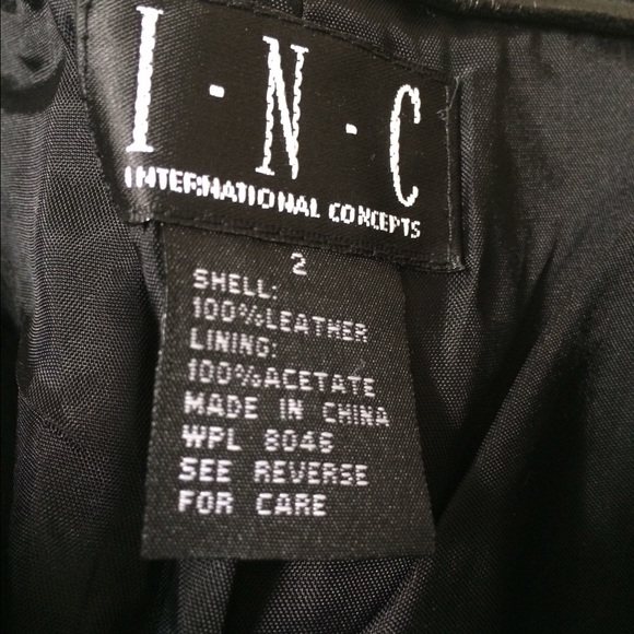 Leather pants, 100%- never worn - Picture 4 of 4