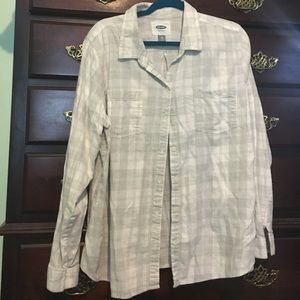 Old Navy plaid blouse