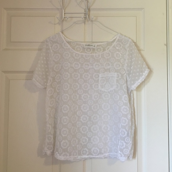 Abercrombie & Fitch Tops - Abercrombie & Fitch Top with Velvet Floral pattern