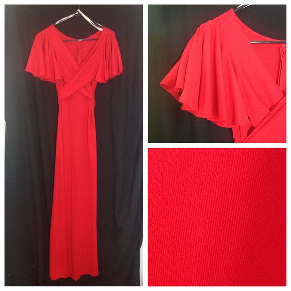 Dresses & Skirts - Stunning Vntg 50s/60s handmade dress.  Very long.