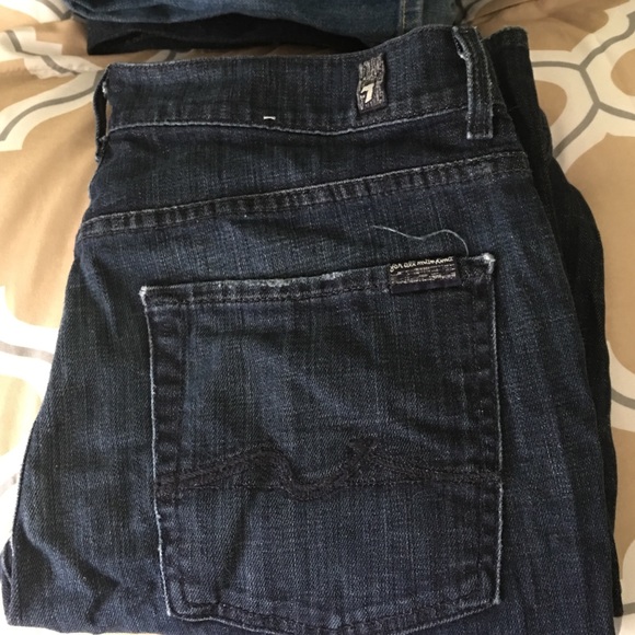 7 for all mankind high waist boot cut size 31