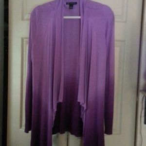 Macy's INC purple ombre sweater
