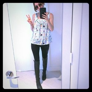 ANTHRO Elephant Top, NWT! x