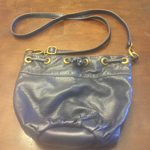 Navy blue cross body bag