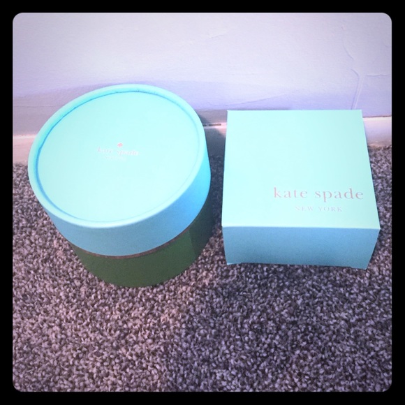 Kate spade boxes. W/ brown jewelry pouch.