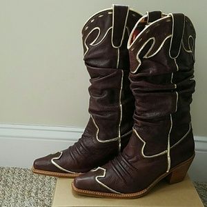 New!! NANA/NAONA slouchy cowboy boot