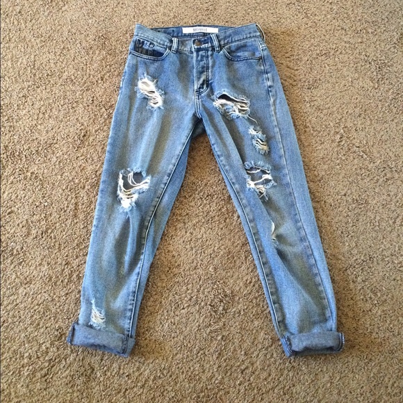 Distressed boyfriend Jeans