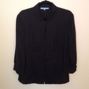 Antonio Melanie Black Blouse Size 8