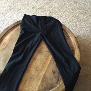 Zara black straight leg work pants