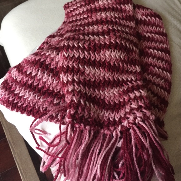 Home made pink scarf!