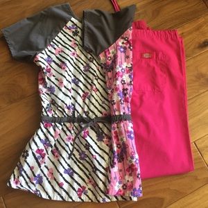 Reversible Koi Top and Dickies Pants