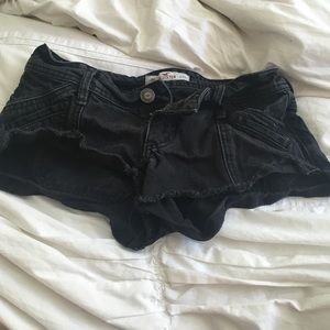 Black short shorts from hollister