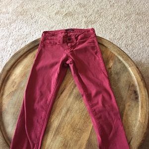 Flying Monkey red skinny jeans