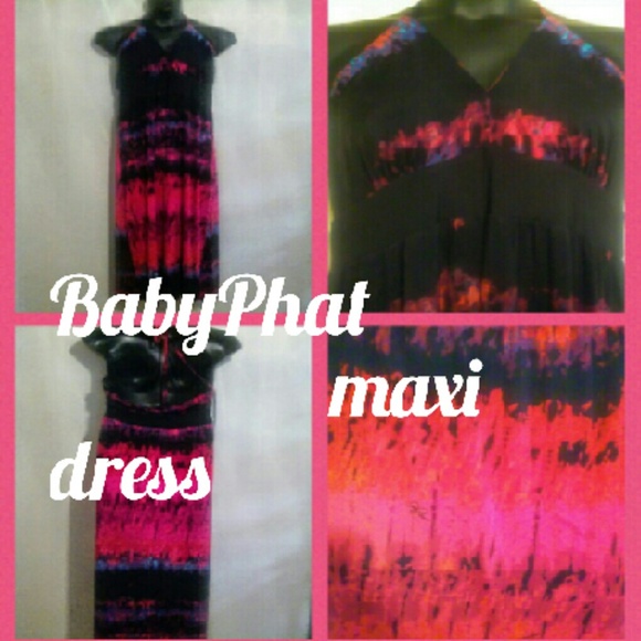 BabyPhat halter maxi dress