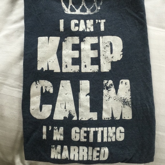 I can't keep calm, I'm getting married tank.
