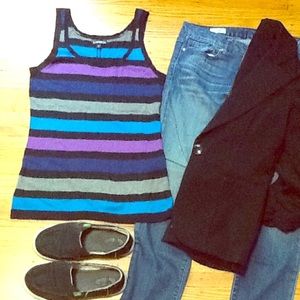 Express striped tank