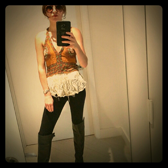 FREE PEOPLE Bohemian Tank! Festival wear xxx