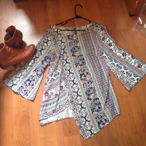 NWOT asymmetrical boho top