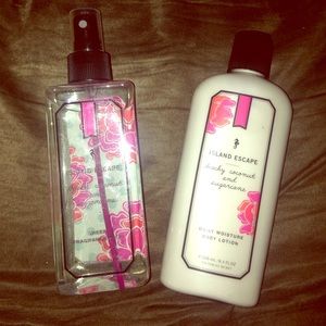 Victoria's Secret "island escape" spray&lotion