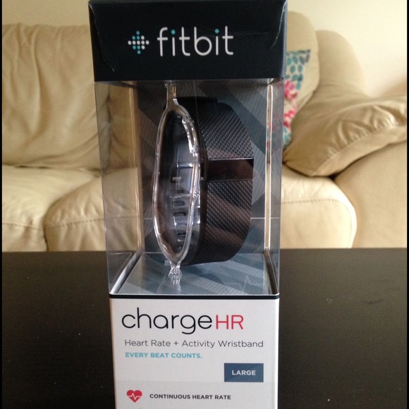 Brand New Fitbit Charge HR -Sz L Black!💪🏻🏃🏼