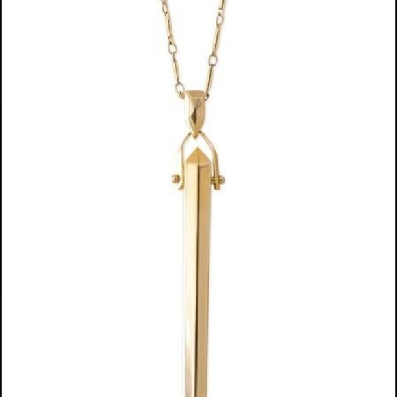 STELLA & DOT Rebel necklace- new-GOLDTONE