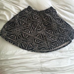 Black and Tan circle skirt