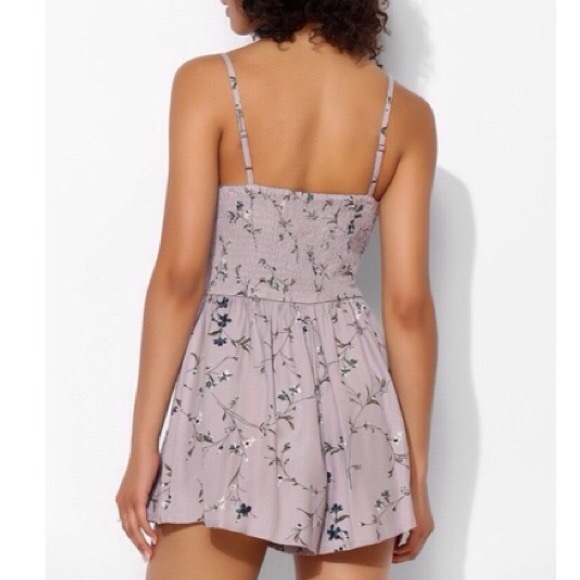 SOLD - Kimchi Blue Flowy Lavender Romper - Picture 2 of 4