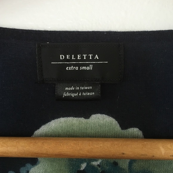 💔SOLD💔 Anthropologie floral top Deletta Size XS - Picture 2 of 4