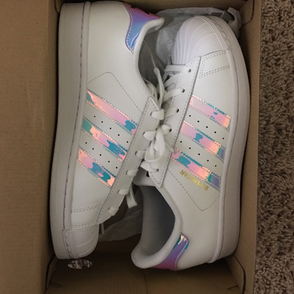 Adidas Shoes - NWT‼️ Last Chance! ️ADIDAS SUPERSTARS IRIDESCENT
