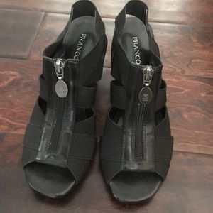 Franco Sarto Black Heels