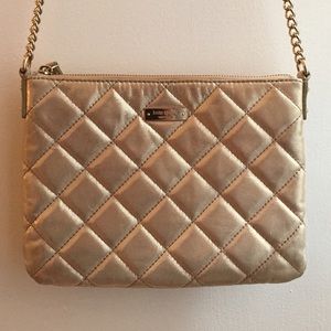 Kate Spade Gold Crossbody Bag
